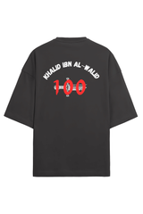 Khalid ibn al-Walid Oversize Islamic T-Shirt (Black)