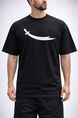 Army of Mehdi T-Shirt with Zulfiqar Sword Print | Islamic Graphic Oversized Tee | ArabWears