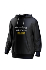 "Speak Good Or Remain Silent" Islamic Apparel | 350 GSM Premium Fabric Hoodie