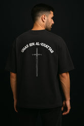 Umar ibn al-Khattab Sword Design Islamic T-Shirt