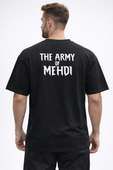 Army of Mehdi T-Shirt with Zulfiqar Sword Print | Islamic Graphic Oversized Tee | ArabWears