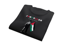 Jundullah Islamic T-Shirt - Army of Allah with Palestine Flag Design
